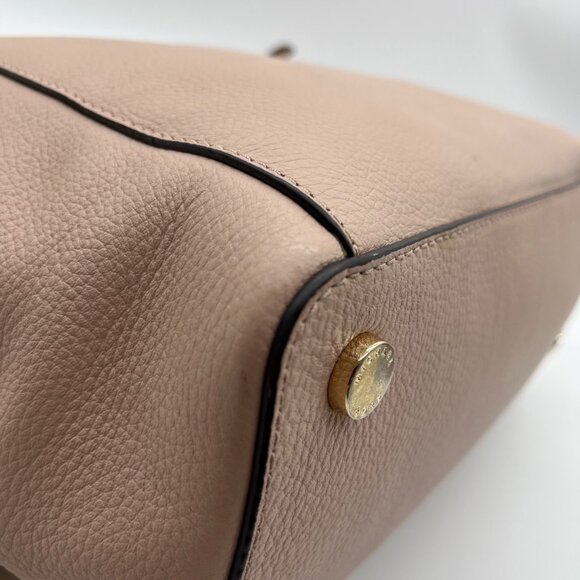 Michael Kors Light Pink Pebbled Leather Jet Set Tote & Wristlet - Picture 8 of 12